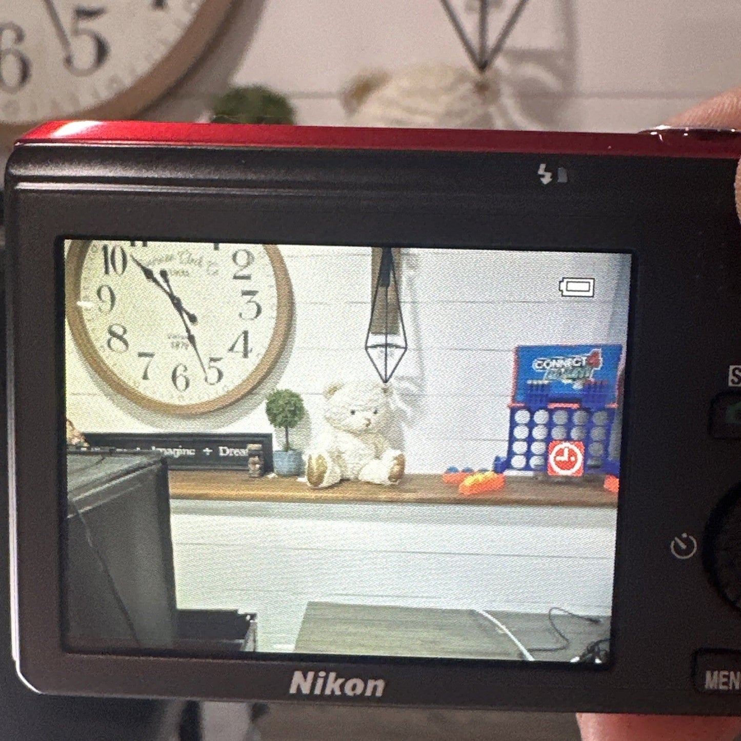 📷 Nikon COOLPIX S6300 Red 16.0MP 10x optical zoom Digital Camera W/SD Card See Vid