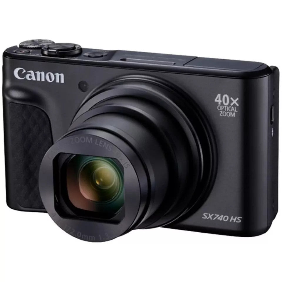 Canon PowerShot SX740 HS 20.3MP Digital Camera - 40x Zoom | 4K Video | Wi-Fi & Bluetooth