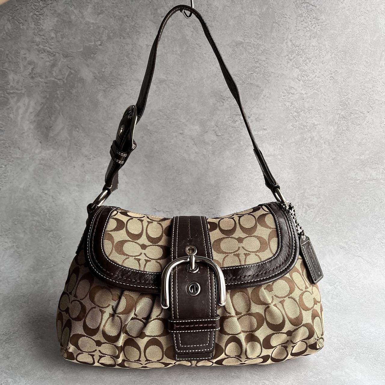 coach signature soho buckle shoulder bag