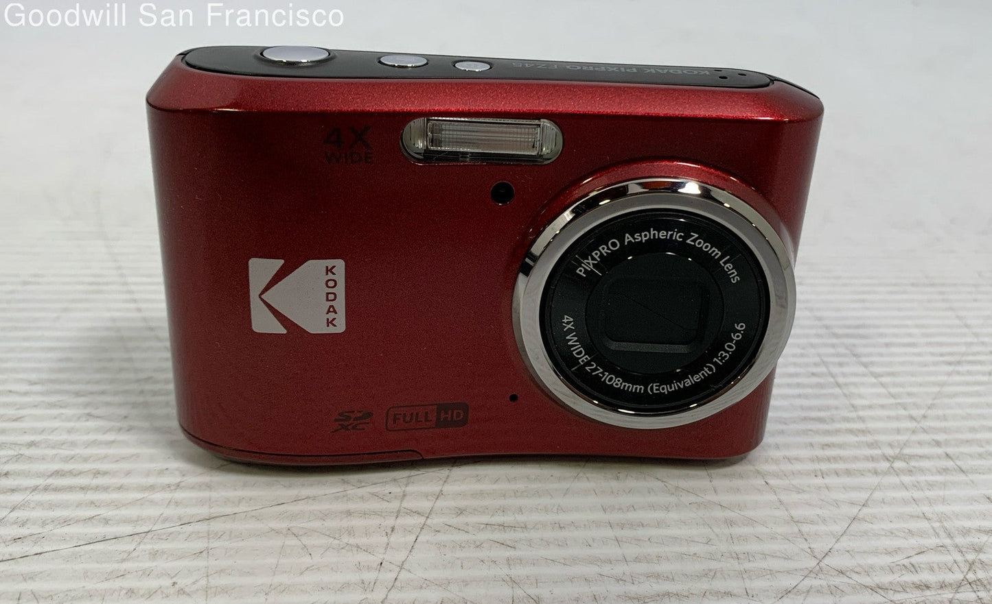 📸 Kodak PixPro FZ45 – 4x Wide Zoom Full HD Digital Camera (Red)