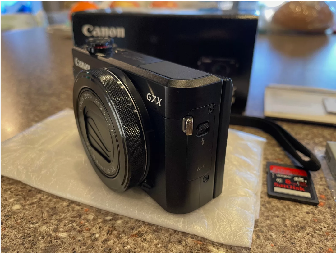Canon PowerShot G7 X Mark II 20.1 MP Compact Digital Camera with all accessories - Black (tested)