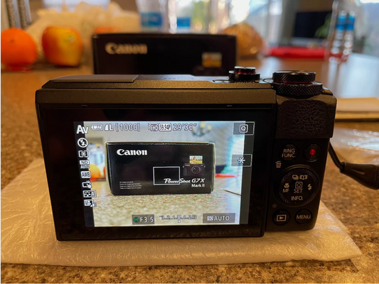 Canon PowerShot G7 X Mark II 20.1 MP Compact Digital Camera with all accessories - Black (tested)