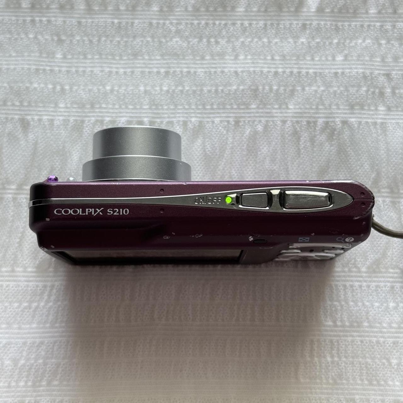 Nikon Coolpix S210 Plum Digital Camera