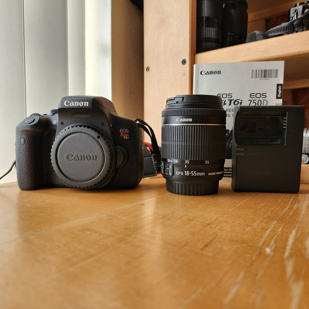 Canon Eos Rebel T6I 750D Digital Camera Ef S 18 55Mm Is Lens Xm