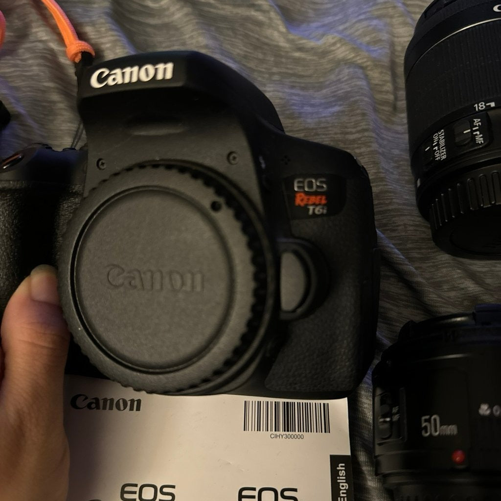 Canon Eos Rebel T6I Digital Camera Wy