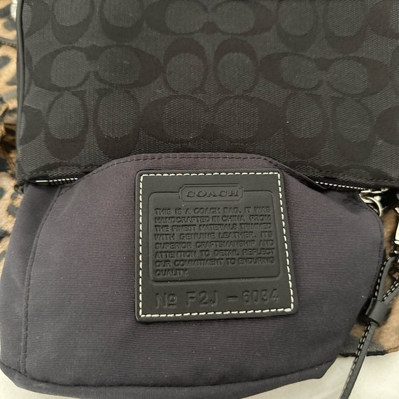 Coach Black Signature Demi Bag 🖤