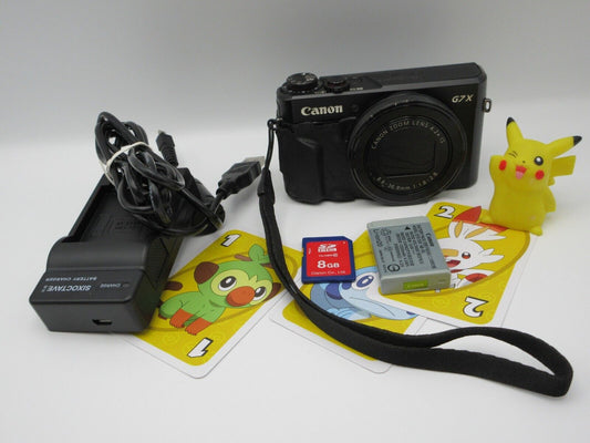 📷 Canon PowerShot G7 X Mark II – 20.1MP Digital Camera (Black) – Made in Japan