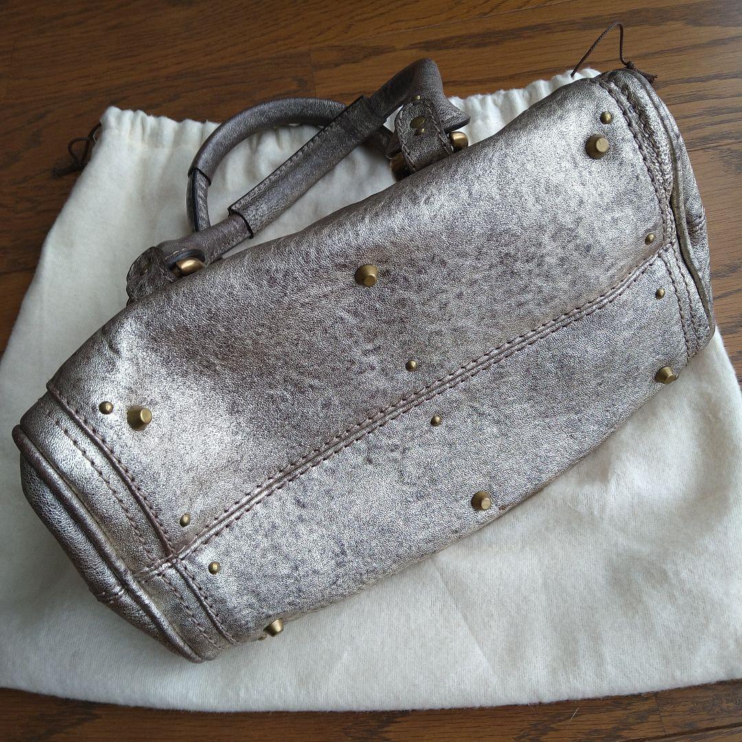 Chloe Paddington Mini Silver leather