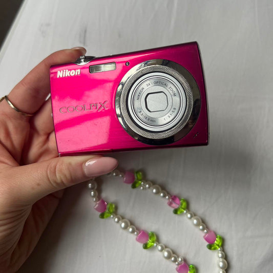 Vintage Nikon Coolpix S230 10Mp Hot Pink Digital Camera Nb
