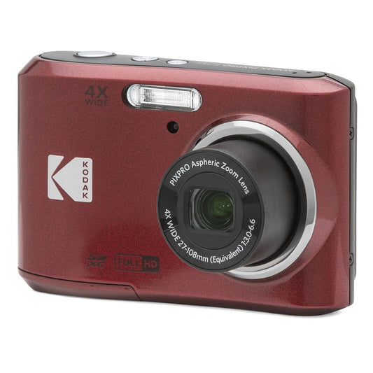 KODAK PIXPRO Friendly Zoom FZ45 Red 16MP Digital Camera with 4X Optical Zoom...