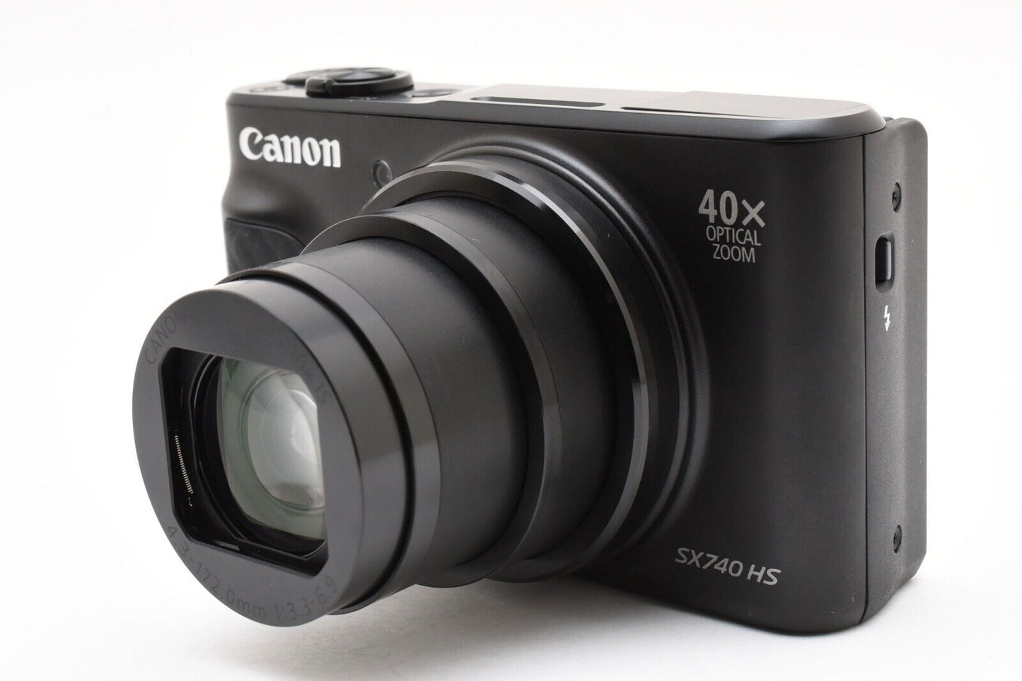 📸 Canon PowerShot SX740 HS 20.3MP Digital Camera – Black [Near Mint] – From JAPAN