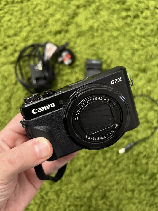 Canon PowerShot G7 X Mark II 20.1 MP Compact Digital Camera with all accessories - Black (tested)
